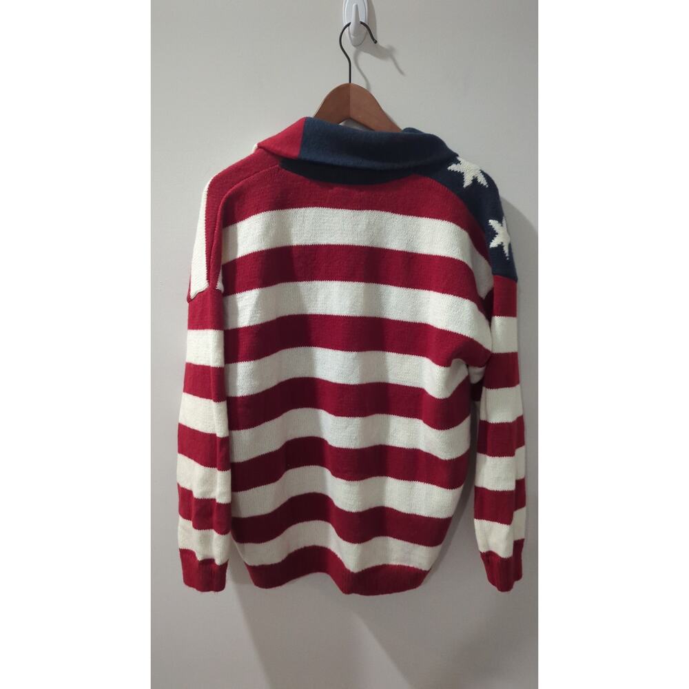 Tuckernuck American Flag Lindsey Cardigan Sweater NWT - Picture 11 of 11